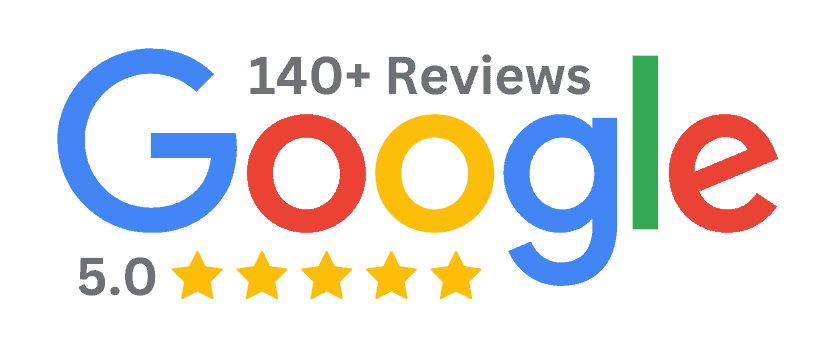 Over 140 Google Reviews